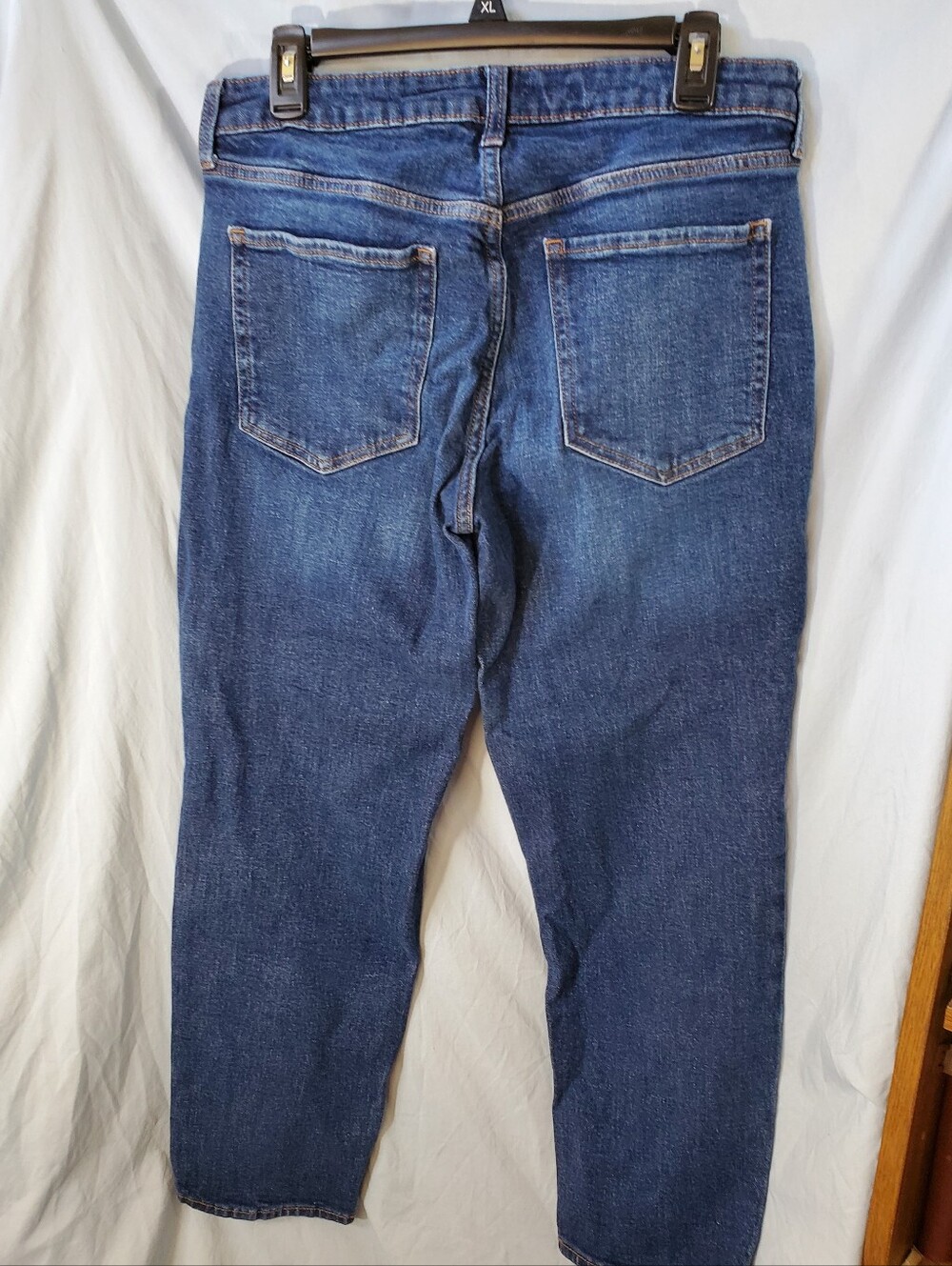 Old Navy Classic Straight-Leg Women’s Jeans in Dark Blue Size 12 - Picture 10 of 10